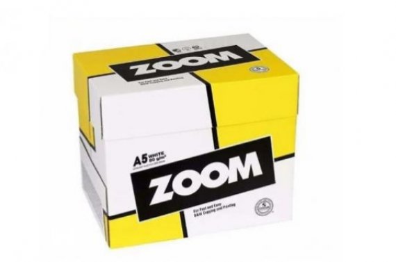 фото Офисная бумага Zoom изображение Набор офисная бумага Zoom (A5, 80 г/м2), 10 пачек по 500 листов